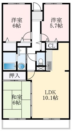 ノイ初芝の物件間取画像